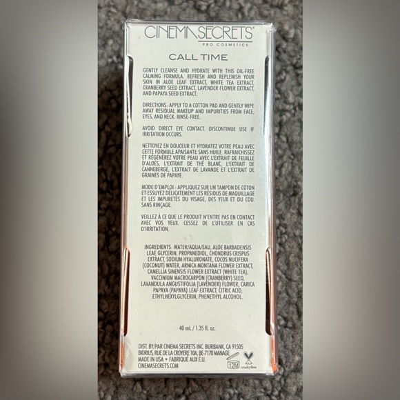 Cinema Secrets Call Time Hydrating Toner 1.35 fl oz New - Picture 2 of 2